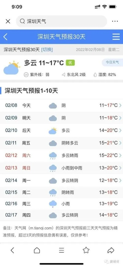深圳天气预报15天查询，精准掌握未来天气，从容安排生活出行